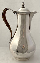 Georgian, George III, Silver Hot Water Jug. London 1798 John Wakelin & Robert Garrard. 17.7 troy ounces.