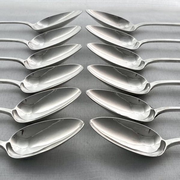 スプーン Georgian, George III, Twelve Scottish Silver Tablespoons. Edinburgh 18
