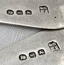 Georgian, George III, Pair of Silver Sauce Ladles. London 1814 Thomas Wallis II & Jonathan Hayne. 3 troy ounces.