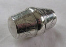 Silver Pocket Nutmeg Grater/Fully Hallmarked - Joseph Taylor,Birmingham 1799