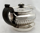 Georgian, George III, Silver Teapot & Stand. London 1808 William Burwash & Richard Sibley. 21 troy ounces.