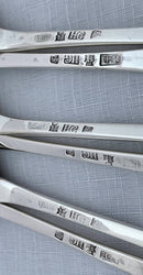 Georgian, George II, set of Twelve Scottish Silver Tablespoons. Edinburgh 1754 Lothian & Robertson. 27 troy ounces.