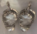 Georgian, George II, pair of silver sauce boats. London 1741 John Pollock. 27 troy ounces.
