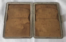 Edwardian gentleman's silver mounted leather card case. London 1903 Henry Marshall.