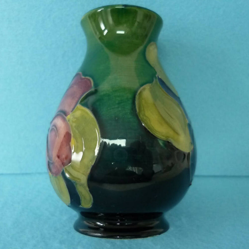 A Moorcroft Vase in the Clematis Pattern by Walter Moorcroft