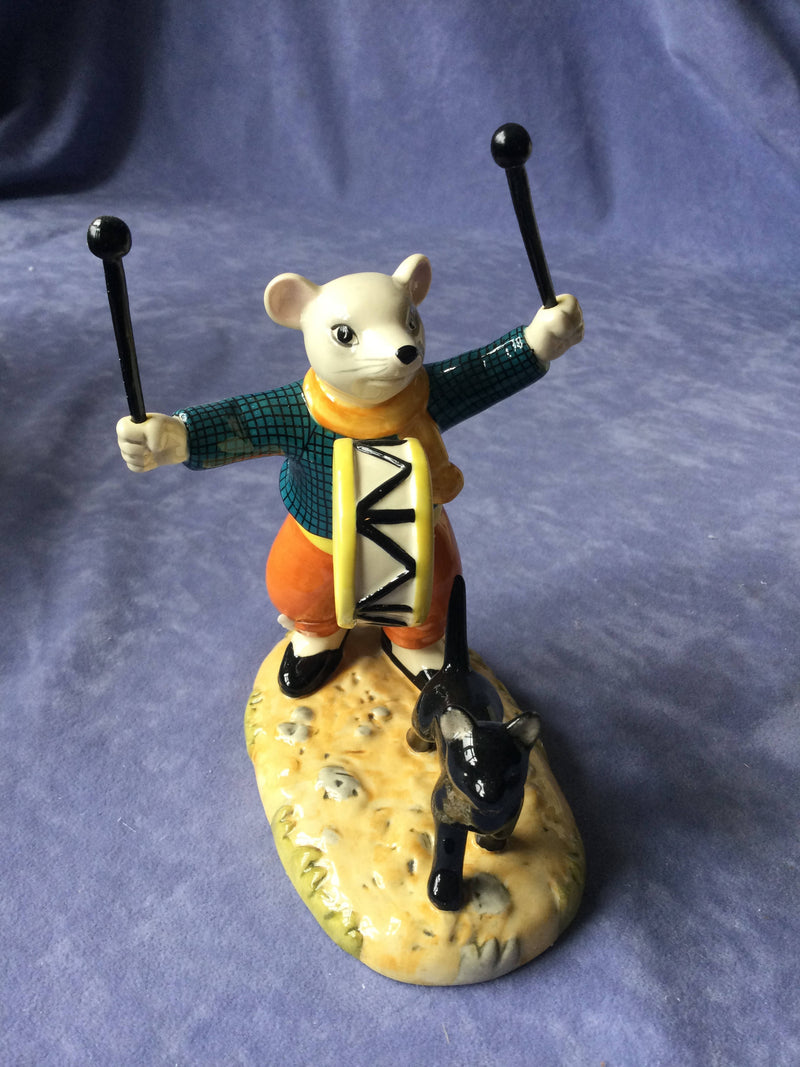 Royal Doulton Rupert The Bear figure Royal Doulton Banging On His Drum