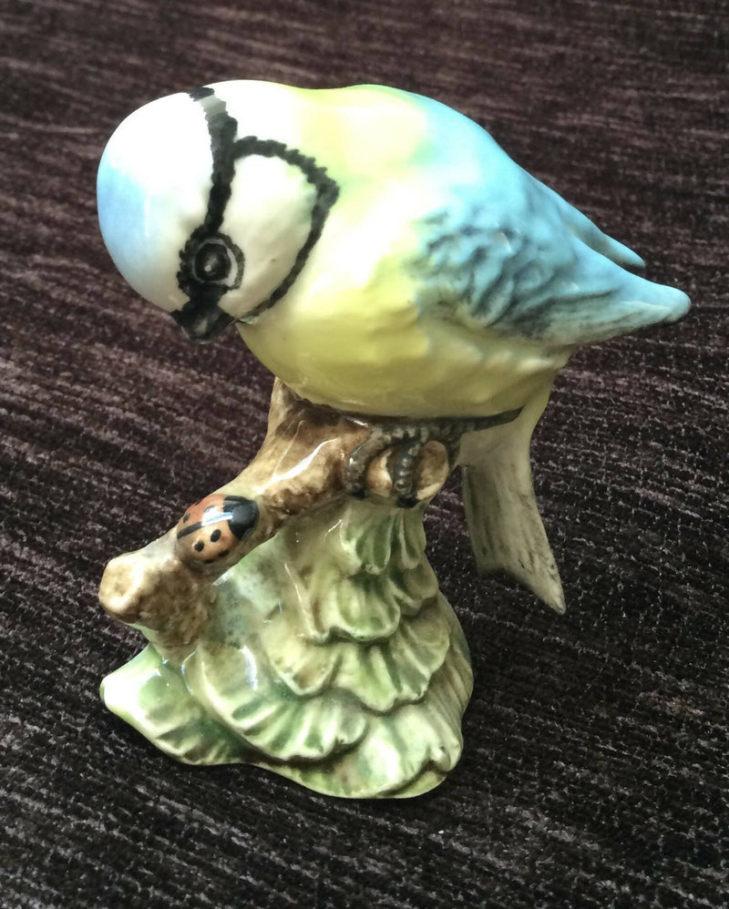 Beswick blue tit figurine Beswick Blue tit gloss bird 2nd version 992B