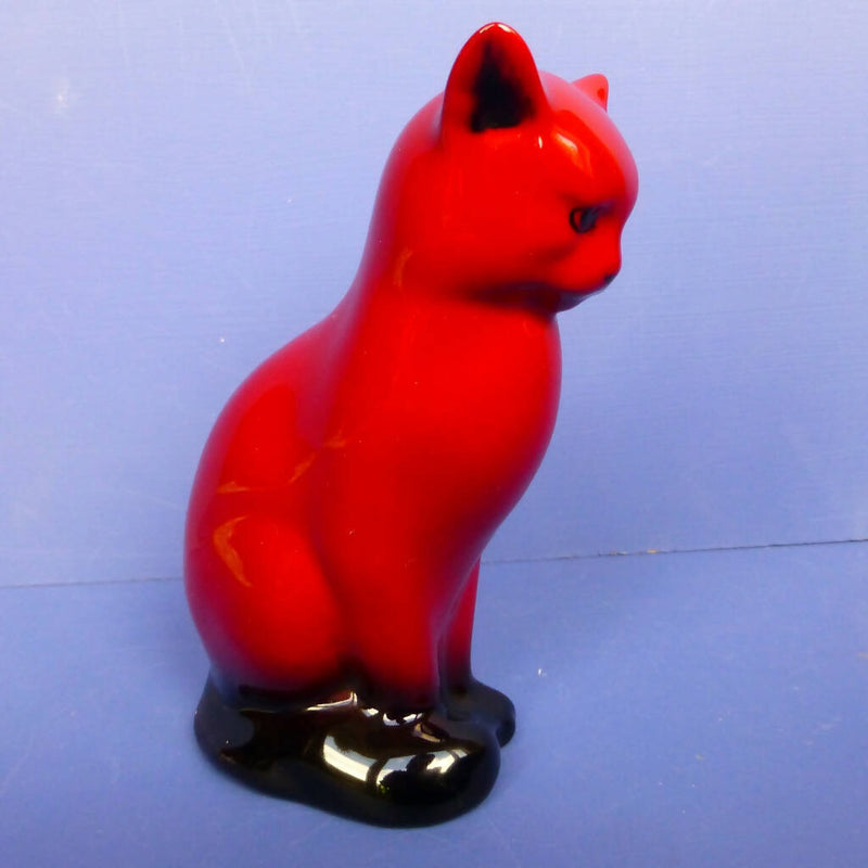 Royal Doulton Flambe Cat HN109