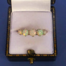 9ct Gold Five Stone Opalite Ring Size P