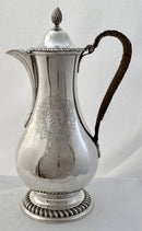 Georgian, George III, Silver Hot Water Jug. Arms of Bayntun & Northcote. London 1770 Daniel Smith & Robert Sharp. 22.5 troy ounces.