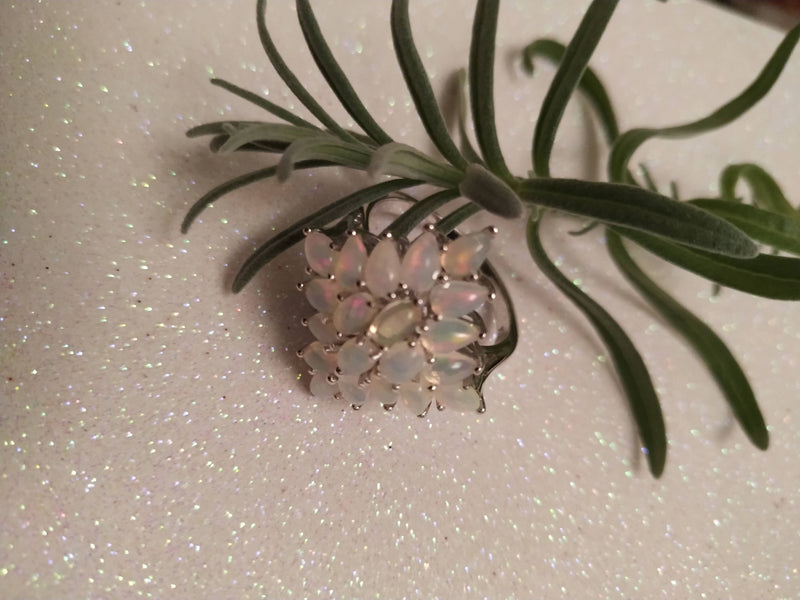 New Welo Opal Cluster Ring (Size T)