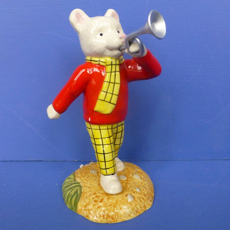 Royal Doulton Rupert The Bear Figurine - Rupert and The Silver Trumpet (Boxed)