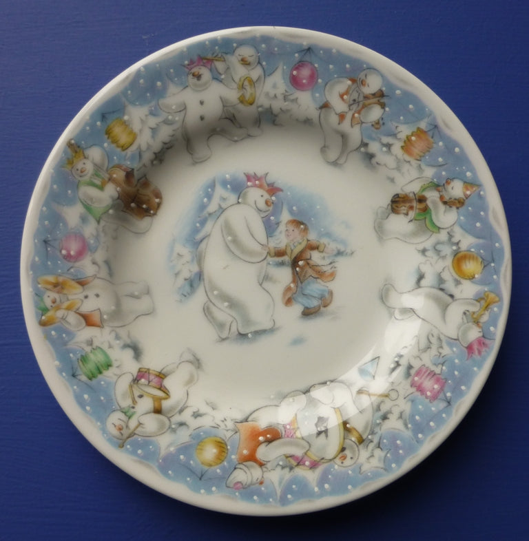 Royal Doulton Snowman Miniature Plate - Partytime