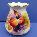 Royal Worceter Fruit Vase Signed by Michelina (Mickey) Miller C1954