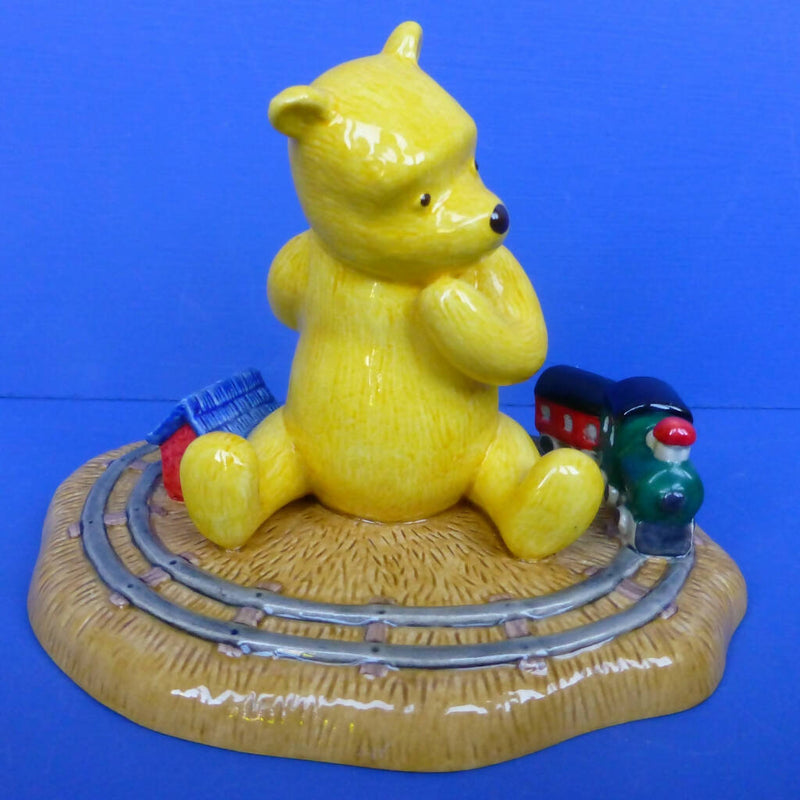 Royal Doulton Winnie The Pooh Figurine - Toot Toot Went The Whistle WP47