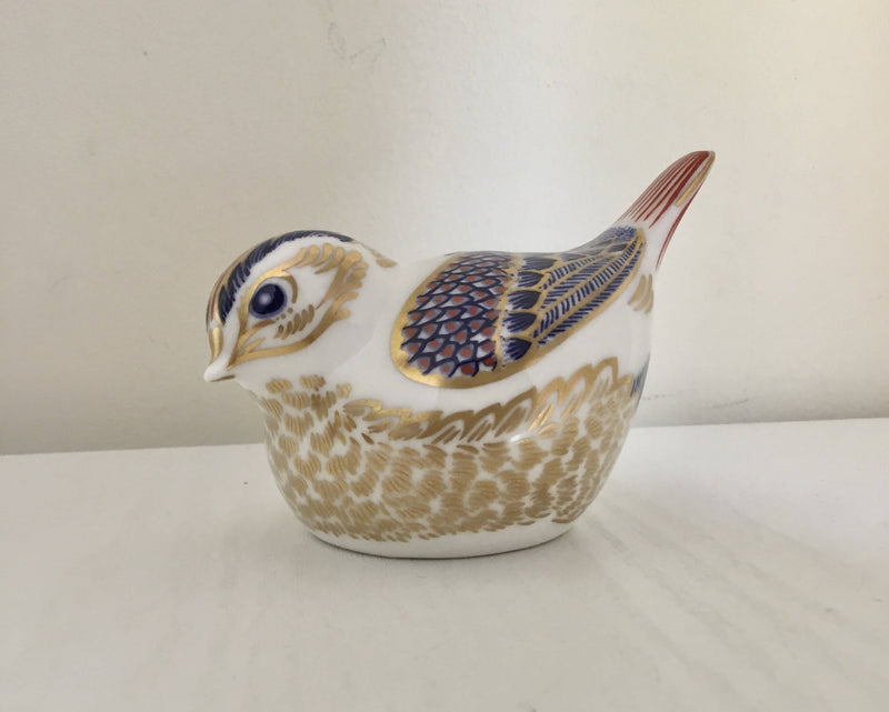 Royal Crown Derby Goldcrest paperweight.