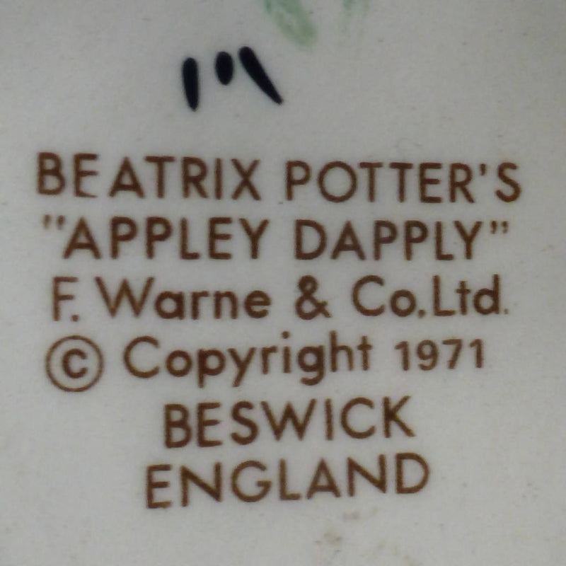 Beswick Beatrix Potter Figurine - Appley Dapply BP3B