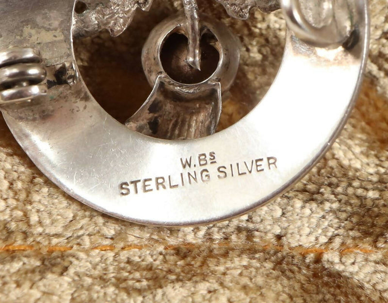 Vintage Silver Scottish Thistle Brooch