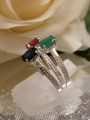 New Sterling Silver Set of three Sterling Silver Rings - N