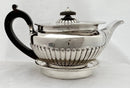 Georgian, George III, Silver Teapot & Stand. London 1808 William Burwash & Richard Sibley. 21 troy ounces.