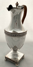 A Georgian, George III, Old Sheffield Plate Claret Jug, circa 1770 - 1780.