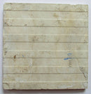 Vintage Art Nouveau Style Floral Decorated Ceramic Tile