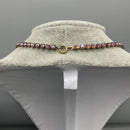 1950’s rhinestone and mother of pearl necklace