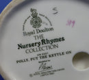 Royal Doulton Nursery Rhyme Figurine Polly Put The Kettle On HN3021