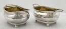 Georgian, George III, Pair of Silver Salts. London 1809 Thomas James. 5.6 troy ounces.