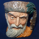 Royal Doulton Large Character Jug - Robinson Crusoe (First Version with footprint) - D532