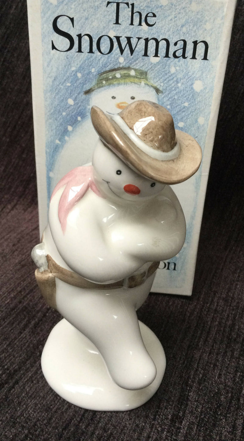 Royal Doulton Cowboy snowman figurine Royal Doulton Snowman figure DS6