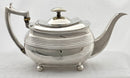 Georgian, George III, Crested Silver Teapot. London 1807 Alice & George Burrows II. 21 troy ounces.