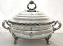 Georgian, George IV, Crested Old Sheffield Plate Soup Tureen. T & J Creswick, Sheffield, circa 1820.
