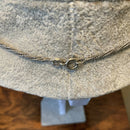 Vintage silver and amber pendant