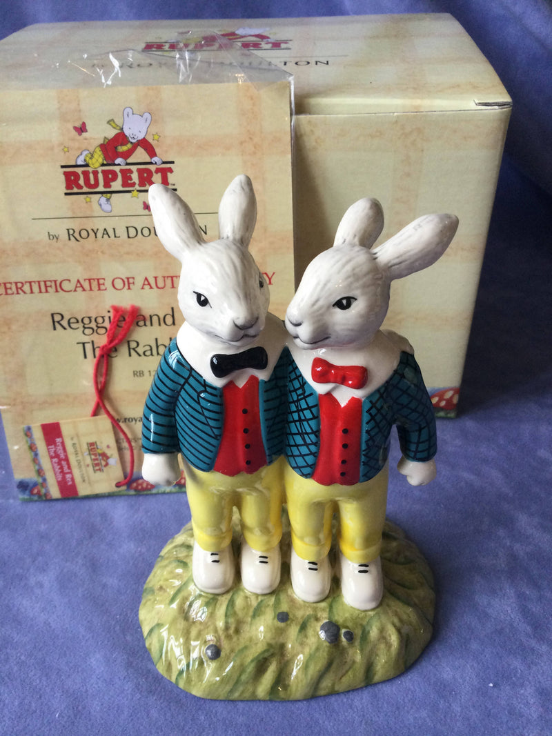 Royal Doulton Reggie and Rex figure Royal Doulton Rupert The Bear Figure