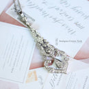 Art Nouveau Platinum & Diamond Pendant