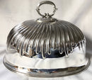 Mid Victorian silver plated meat dome. Boardman & Glossop, Sheffield, circa 1861 - 1877.
