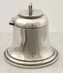 Edwardian Asprey Novelty Silver Bell Inkwell. Birmingham 1908 Asprey & Co.