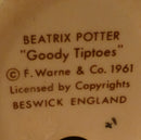 Beswick Beatrix Potter Figurine - Goody Tiptoes BP3C