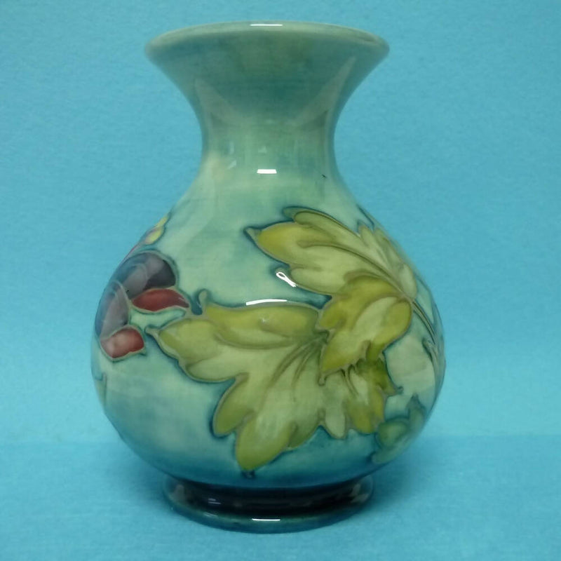 A Moorcroft Vase (5.19inch) in the Columbine Pattern by Walter Moorcroft