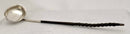 Georgian, George III, silver toddy ladle with baleen twist handle. London 1805.