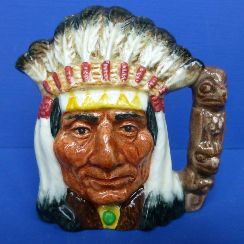 Royal Doulton Miniature Character Jug - North American indian D6665