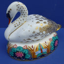 Royal Crown Derby Paperweight - Swan