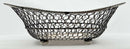 19th Century Silver Plate on Copper Wire Work Basket.