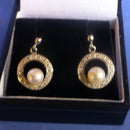 Silver Pearl Earrings