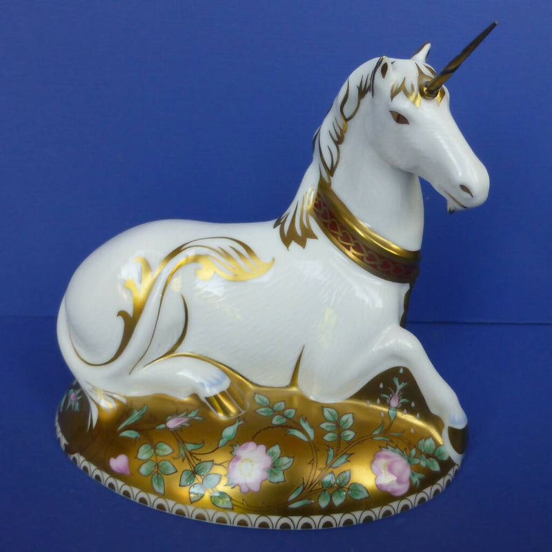 Royal Crown Derby Limited Edition Paperweight - Mythical Unicorn