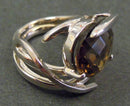 Jake: Smokey quartz silver ring