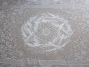 Doves stunning ivory cream Cotton Lace tablecloth - 70" x 108" ~ 170 x 275cms