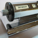 Vintage Perpetual Calendar - Chrome & Bakelite