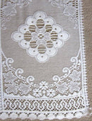 "Victoria" vintage heritage 22”/44” cream cotton lace panel